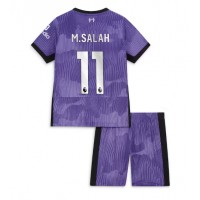 Liverpool Mohamed Salah #11 Tredjedraktsett Barn 2023-24 Kortermet (+ Korte bukser)